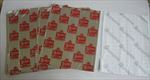  Lot of 50 Vintage c.1990 - WENDY'S HAMBURGER - Foil Wrappers - Unused 