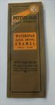 Old Vintage 1933 - PITTSBURGH PAINT - Waterspar Enamel SAMPLE Colors BROCHURE