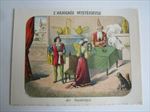 Old c.1900 Antique - French Game PRINT - The MYSTERIOUS SPIDER - Wizard 