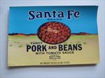  Lot of 100 Old Vintage - SANTA FE - Pork and Beans - CAN LABELS - KS.