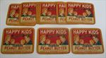  Lot of 25 Old 1934 HAPPY KIDS Peanut Butter JAR LABELS Georgia - Pound