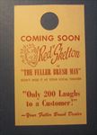 Old Vintage 1948 - RED SKELTON - Fuller Brush Man - MOVIE Advertising HANGER 