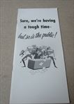Old Vintage 1940's WWII - S.P. RAILROAD - TOUGH TIME - Advertising Brochure