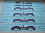  Lot of 25 Old 1940's - LONE STAR SEED  Advertising SIGNS / Box Labels 