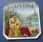  Old Antique - LA APETOSA - Outer - CIGAR BOX LABEL 