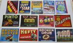 Lot of  13 Old Vintage 1940's - Vegetable Crate LABELS - 5"x7" - All Different 