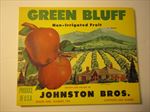  Lot of 50 Old Vintage - GREEN BLUFF Apple LABELS - Mt. Spokane WASH.