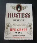  Lot of 100 Old 1940's - HOSTESS Red Grape - WINE LABELS - VA. - large