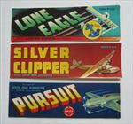  Lot of 75 Old 1930's-40's - AIRPLANE - AVIATION - Grape Crate LABELS 