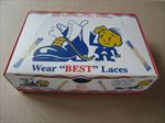 Old Vintage 1950's - BEST Shoe Laces - Cardboard Display BOX - Empty 
