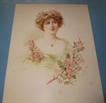 Old Vintage 1904 - Antique VICTORIAN PRINT - Eminent Actresses - ELLEN TERRY