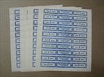 Lot of Old - Tobacco Package Labels - 7 OUNCES - 10 Full Sheets - 100 LABELS 