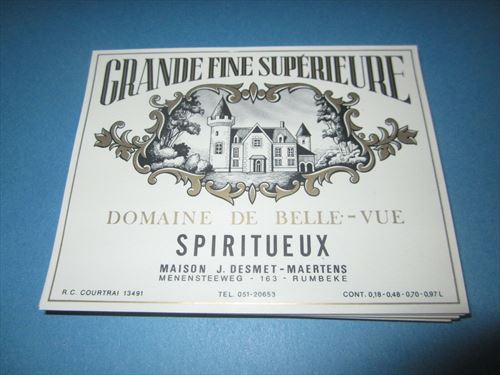  Lot of 100 Old Vintage - Domaine De Belle Vue - European Liquor LABELS