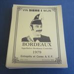  Lot of 100 Old Vintage 1979 - SIERE - BORDEAUX - French WINE LABELS 