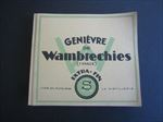  Lot of 100 Old Vintage 1940's - Genievre WAMBRECHIES - LABELS - France