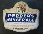 Lot of 100 Old Pepper's Ginger Ale Soda Bottle LABELS Ashland PA. MOOSE - Pepper