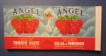  Lot of 100 Old 1950's - ANGEL Brand - CAN LABELS - TOMATO PASTE