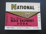  Lot of 100 Old Vintage 1950's NATIONAL - Black Raspberry - SODA LABELS