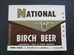  Lot of 100 Old Vintage 1950's NATIONAL Birch Beer - SODA LABELS - N.J.