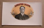  Old Antique - SENATOR DIXON - Inner CIGAR LABEL 