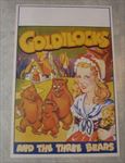  Old Vintage 1930's - GOLDILOCKS and THREE BEARS - THEATRE Show POSTER 
