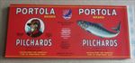  Lot of 100 Old Vintage 1940's PORTOLA Pilchards CAN LABELS - Monterey 