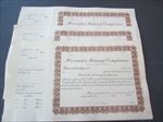 Lot of 5 Old Vintage - HERCULES MINING COMPANY - Stock Certificates - Unissued