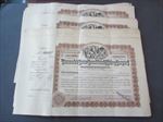 Lot of 5 Old 1937 - TAMARACK & CUSTER MINING - Stock Certificates - NEVADA