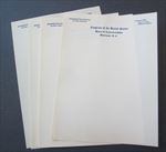 Lot of 5 c.1941 - JEANNETTE RANKIN - U.S. Congress STATIONERY Documents - MONT.