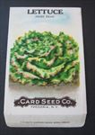 Old Vintage c.1910 - CARD SEED Co. - LETTUCE - Prize Head - SEED PACKET