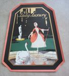 Old Vintage 1920's - LADY LUXURY - Lynas PERFUMER - Box LABEL / Store Sign