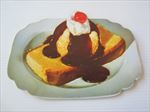 Old Vintage 1950's - ICE CREAM & CAKE - CARDBOARD Diecut - SODA FOUNTAIN