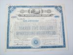 Old Vintage 1950's - AMERICAN THREAD Company - STOCK CERTIFICATE - N.J.