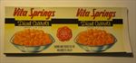  Lot of 50 Old Vintage - Vita Springs - Diced CARROT - Can LABELS
