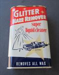 Old Vintage 1960's - GLITTER - Haze Remover Auto Cleaner CAN / TIN - Mich.