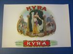  Old Antique - KYRA - Inner CIGAR Box LABEL - Exotic Dancer