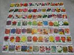 HUGE COLLECTION of 400+ Old Vintage 1940's-70's SEED PACKETS - ALL DIFFERENT 