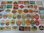 Lot of 50 Old Vintage 1910's-40's Duckworth SODA & DRINK LABELS - All Different 