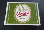  Lot of 100 Old Vintage - COLUMBIA BEER LABELS - 12 oz. Carling Brewery