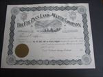 1890's UTE PASS LAND and WATER Stock Certificate - Colorado Springs - FERN CANON