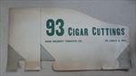 Old Vintage 1940's - 93 - Cigar Cuttings - TOBACCO STORE - DISPLAY BOX - Weisert