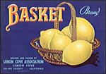 #ZLC445 - Basket Brand Lemon Crate Label