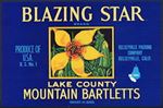 #ZLC398 - Blazing Star Mountain Bartletts Pear Crate Label