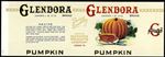 #ZLCA180 - Large Glendora Pumpkin Can Label