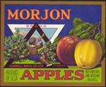 #ZLC263 - Morjon Brand Apple Crate Label with Boy Blowing Horn