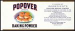 #ZLCA209 - Old Popover Baking Powder Canister Label