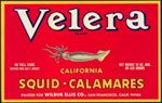 #ZLC408 - Velera California Squid Crate Label
