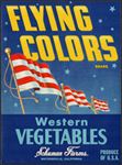 #ZLSH210 - Old Flying Colors Western Vegetables Crate Label