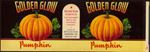 #ZLCA132 - Large Golden Glow Pumpkin Can Label