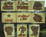  Lot of 25 Old Vintage 1970's - Screamin Gleamin Glitter Iron-Ons Donruss